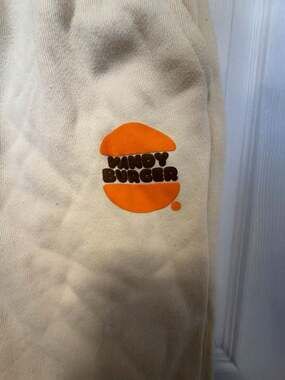 Vandy The Pink Vandy Burger Sweatpants Cream
